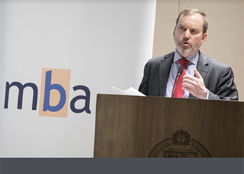 Richard von Appen inauguró el año académico del MBA de la PUCV en Santiago