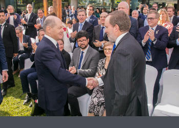 Consejo Empresarial Chile-Alemania de SOFOFA y AHK Chile se reúnen con el canciller Olaf Scholz