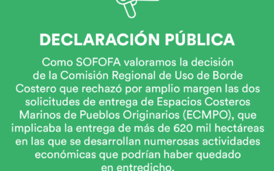 Declaración por rechazo a solicitudes de entrega de Espacios Costeros Marinos de Pueblos Originarios (ECMPO)